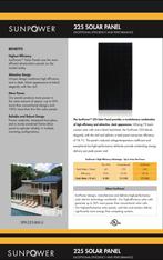 Zonnepaneel Sunpower SPR225E-BLK-D, Paneel, Gebruikt, 200 wattpiek of meer, Ophalen