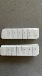 Pillendoosjes voor 1 week (2 stuks), Diversen, Ophalen of Verzenden, Zo goed als nieuw