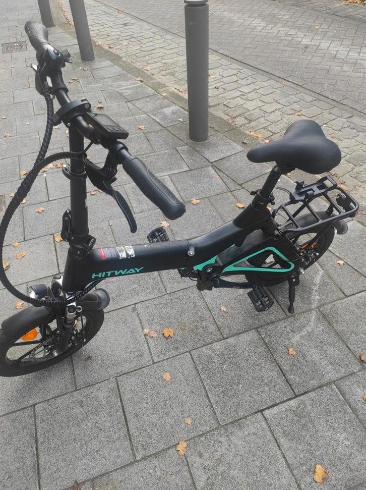 Elektrische plooifets hitway bk2 moet dringend weg, Fietsen en Brommers, Fietsen | Vouwfietsen, Zo goed als nieuw, Overige merken