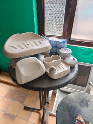 intex jacuzzi assercoirs, Ophalen, Gebruikt, Grondzeil