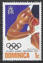 Dominique 1976 - Yvert 472 - Jeux d'été à Montréal (PF), Envoi, Non oblitéré