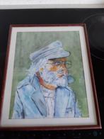 Prachtig schilderij - Zeeman gesigneerd 'Léon' (29,5 x 36,5, Antiek en Kunst, Ophalen
