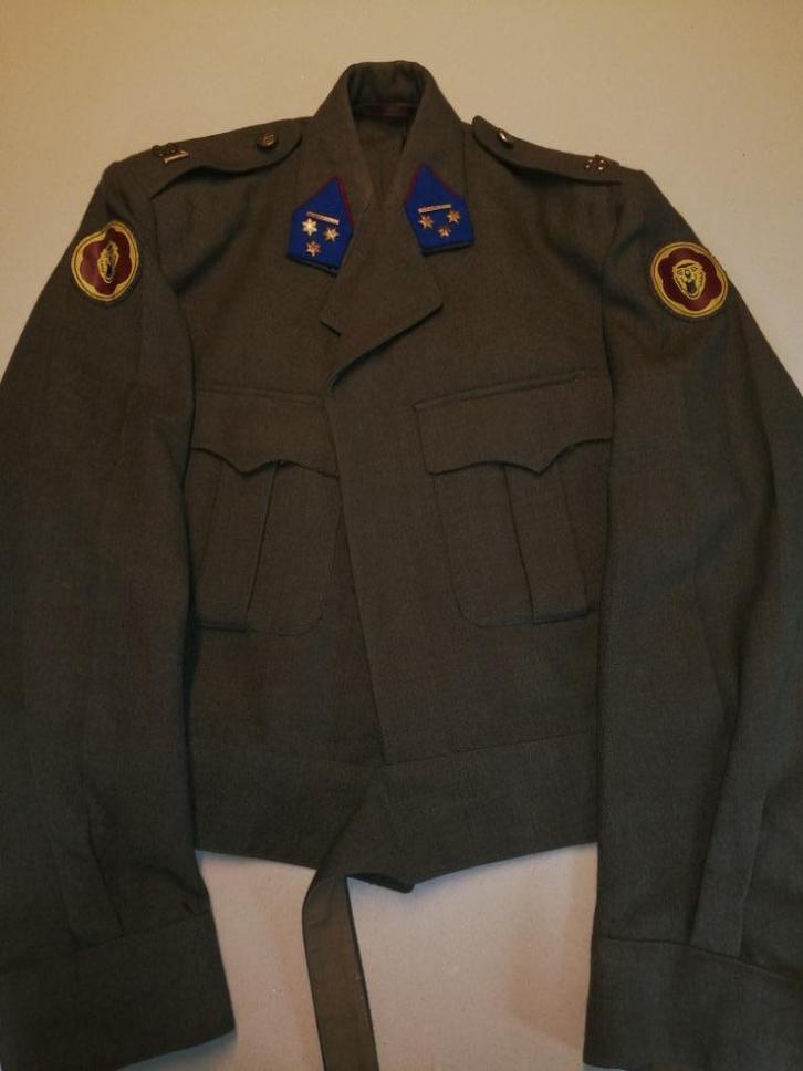 BELGIQUE - ABL - COMMANDANT LOGISTIQUE - 1953, Verzamelen, Militaria | Algemeen, Landmacht, Kleding of Schoenen, Ophalen of Verzenden