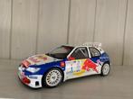 SEBASTIEN LOEB OTTO MOBILE 1/18 PEUGEOT 306 MAXI ALSACE, Ophalen of Verzenden, Zo goed als nieuw, Auto, OttOMobile
