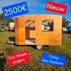 Caravan 750kg foodtruck pipowagen tiny house 4m tuinhuis B&B, Caravans en Kamperen, Ophalen, Zo goed als nieuw