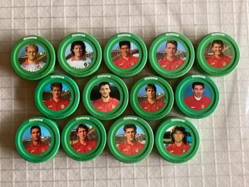 13 deksels confituur rode duivels Mundial 92 prenten beschikbaar voor biedingen