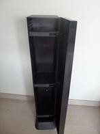 zwarte cd-toren, Huis en Inrichting, Ophalen, Gebruikt, Kunststof, Cd's