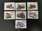 Nicaragua 1981 - trains - locomotives, Timbres & Monnaies, Timbres | Timbres thématiques, Trains, Affranchi, Enlèvement ou Envoi