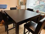 Hoge bartafel met 4 stoel, Huis en Inrichting, Ophalen, Zo goed als nieuw