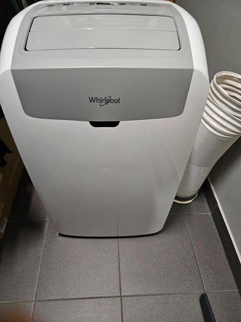 Whirlpool mobiele airco, Elektronische apparatuur, Airco's, Zo goed als nieuw, Mobiele airco, Afstandsbediening, Ophalen of Verzenden