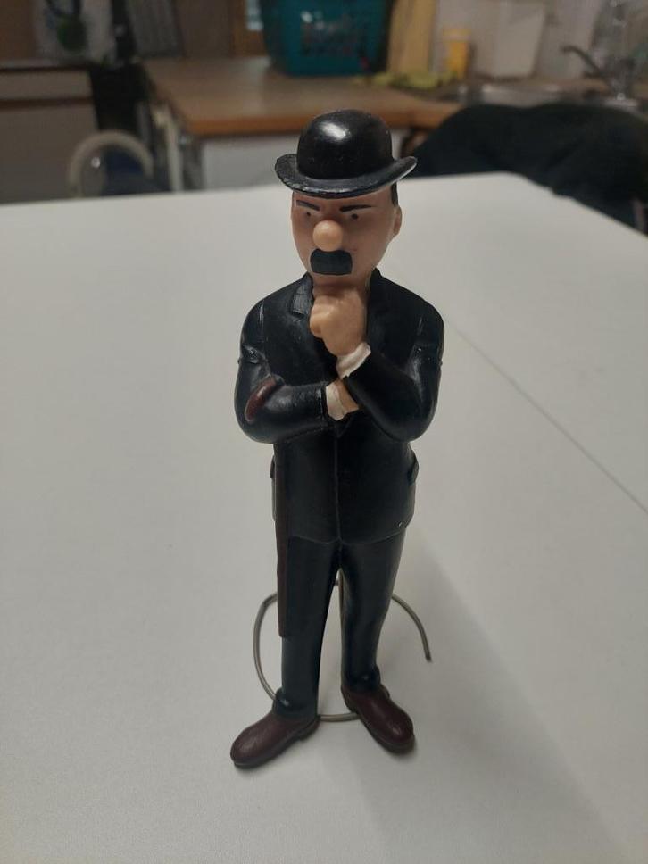 Figurine Dupont Tintin - 20 cm, Verzamelen, Beelden en Beeldjes, Gebruikt, Ophalen of Verzenden