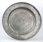 groot antiek tinnen bord (Londen, 18de eeuw), Antiek en Kunst, Ophalen of Verzenden