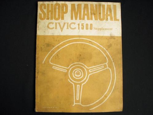 Supplément au livre d'atelier de la Honda Civic 1500 (1975), Autos : Divers, Modes d'emploi & Notices d'utilisation, Enlèvement ou Envoi