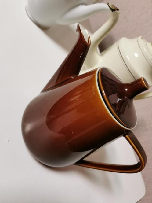 Koffiepot – Villeroy & Boch Bruine Koffiekan H16 -19cm, Collections, Marques & Objets publicitaires, Utilisé, Ustensile, Enlèvement