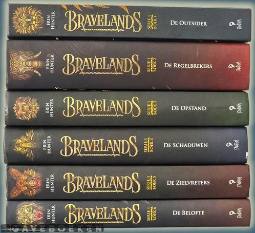 Bravelands - Erin Hunter - Fantoom - 6x - Hardcover, Boeken, Fantasy, Gelezen, Ophalen of Verzenden