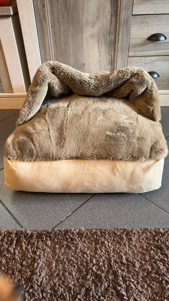 middelmatige hondenmand landelijke stijl, Dieren en Toebehoren, Hondenmanden, Zo goed als nieuw, Ophalen