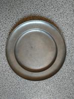 antieke tinnen schotel 92% 21 cm, Ophalen of Verzenden