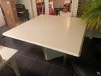 Eiken tafel, Huis en Inrichting, Ophalen, Gebruikt, Vijf personen of meer, 100 tot 150 cm