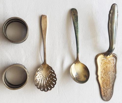 Sterling zilveren bestekset voor 12 personen (incompleet), Antiek en Kunst, Antiek | Bestek, Ophalen of Verzenden
