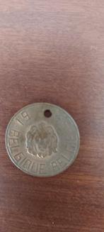 oude Belgische belasting munt voor honden - token 1949, Verzamelen, Ophalen of Verzenden, Gebruikt