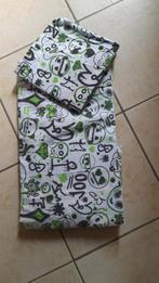 1 dekbedovertrek en 1 kussensloop, Ophalen of Verzenden, Gebruikt, Eenpersoons, Dekbedovertrek