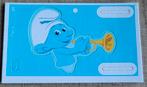 De Smurfen: verzamelkaartje, Verzamelen, Stripfiguren, Ophalen of Verzenden, Smurfen, Zo goed als nieuw, Plaatje, Poster of Sticker