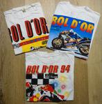 3x origineel vintage Bol d'or t-shirt motorrace 1989 - 1994, Ophalen of Verzenden, Gebruikt, Motoren