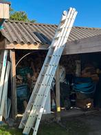 Eurostairs 3-delige ladder, Doe-het-zelf en Bouw, Ladders en Trappen, Ophalen, Zo goed als nieuw, Ladder, Opvouwbaar of Inschuifbaar
