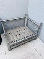 Gitterbox Gitterpallet palletbox 1m x 0,80m, Doe-het-zelf en Bouw, Ophalen, 60 cm of meer, Bak of Kist, 75 tot 100 cm