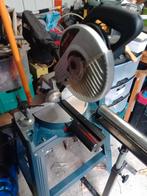 Scie à onglet radiale 1800 watts 70 de coupe pied + rouleau, Bricolage & Construction, Heinhell, 70 mm ou plus, Comme neuf, Enlèvement