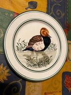 Assiette décorative Bassano - Italie *Céramique, signée, num, Antiquités & Art, Antiquités | Céramique & Poterie, Enlèvement ou Envoi