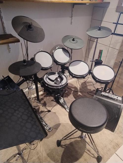 Millennium MPS 850 elektronische drum, compleet, Muziek en Instrumenten, Drumcomputers, Gebruikt, Overige merken, Ophalen
