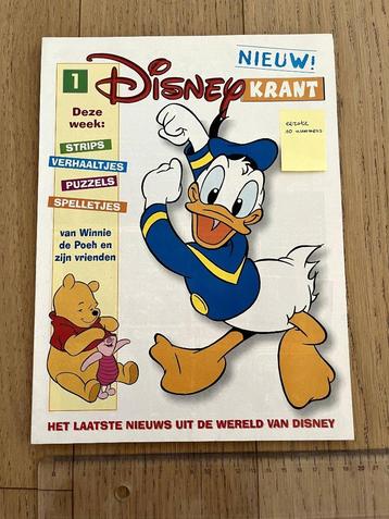 eerste 10 nummers van de Disneykrant 2003 beschikbaar voor biedingen