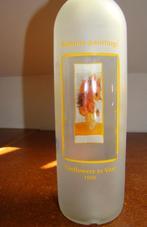 lege wijnfles Chenin Blanc 2005 sunflowers in vase 1888 Gogh, Verzamelen, Wijnen, Ophalen of Verzenden, Gebruikt, Overige typen