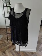 Zwarte mouwloze top Twinset maat S, Zwart, Ophalen of Verzenden, Zo goed als nieuw, Twin set simona barbieri