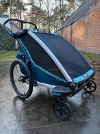 Thule Chariot Cross - fietskar voor 2 kinderen, Fietsen en Brommers, Ophalen, Gebruikt, Opvouwbaar, 40 tot 60 kg