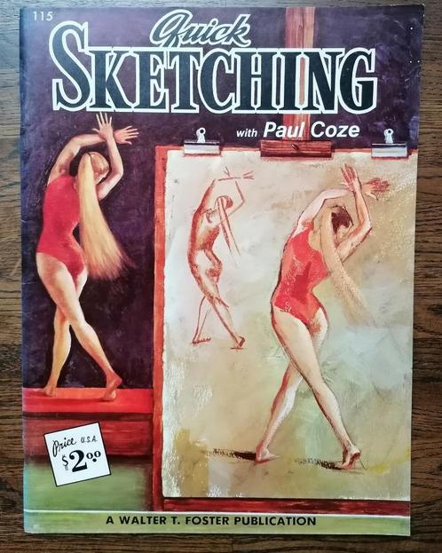 QUICK SKETCHING #115 - Paul Coze, How to draw Walter Foster, Livres, Loisirs & Temps libre, Utilisé, Dessin et Peinture, Enlèvement ou Envoi