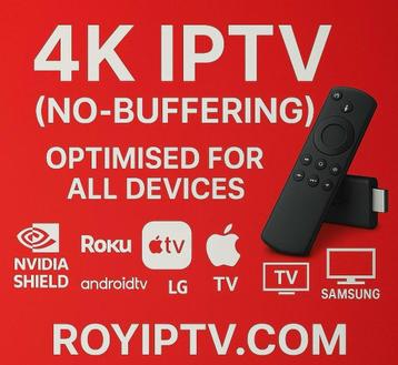IPTV Premium Server 4K UHD (1 Jaar) beschikbaar voor biedingen