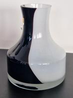Boussu , Belgisch glas design , cristallin spage zwart wit, Antiek en Kunst, Ophalen of Verzenden
