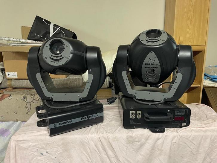 Têtes mobiles Coemar LX Prospot 250 (4 pièces), Musique & Instruments, Lumières & Lasers, Comme neuf, Enlèvement