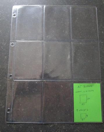 plastic sorteer bladen A3 en A4 formaat beschikbaar voor biedingen