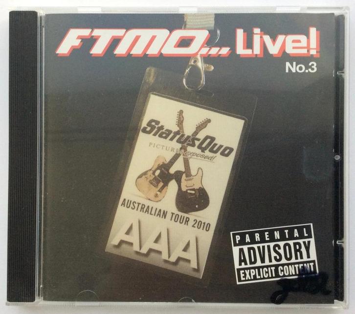 FTMO... live no. 3 - Status Quo, Cd's en Dvd's, Cd's | Rock, Zo goed als nieuw, Poprock, Ophalen of Verzenden