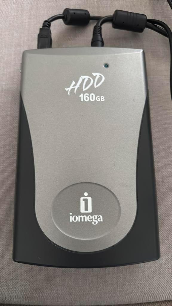 Iomega Externe harde schijf- 160GB HDD, Computers en Software, Harde schijven, Zo goed als nieuw, Laptop, Extern, HDD, USB, Ophalen