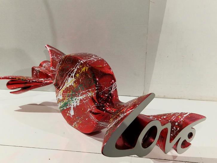 Sagrasse ,xl Sweet Love  Big , gesigneerd en genummerd 2/100, Antiquités & Art, Art | Objets design, Enlèvement ou Envoi