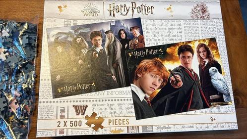 2 Puzzels Harry Potter, Hobby en Vrije tijd, Denksport en Puzzels, Zo goed als nieuw, Legpuzzel, 500 t/m 1500 stukjes, Ophalen of Verzenden
