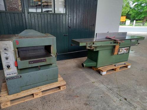 Vlakbank en vandiktebank, Doe-het-zelf en Bouw, Schaafmachines, Gebruikt, Elektrisch, Ophalen