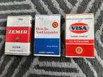 Odon Warland  -  doosjes van kauwgomsigaretten !, Collections, Articles de fumeurs, Briquets & Boîtes d'allumettes, Utilisé, Envoi