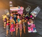 💥 SINTERKLAAS: 10 barbiepoppen + winkeltje: 60 € voor alles, Ophalen of Verzenden, Zo goed als nieuw, Barbie