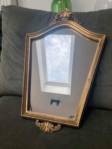 Antieke spiegel - hoogte 48 cm beschikbaar voor biedingen