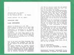 DP Priester Louis Govaerts, Verzamelen, Bidprentjes en Rouwkaarten, Verzenden, Bidprentje